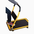 thumbnail image 4 of Heavy Duty Folding Platform Hand Truck, 660 LBS Large Load Capacity Rolling Flatbed Dolly, Portable Mobile Push Cart in Yellow, 4 of 9