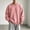 Pink, variant on ZUBKTE Men's Crew Neck Sweatshirt, Loose LightWeight Pullover Basic Shirt, Fleece Lined Casual Long Sleeve Top for Men Spring Autumn XS-3XL
