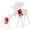 White, variant on Best Choice Products 5ft 2-Piece Moose Family Lighted Christmas Yard Decor Set w/ 370 LED Lights, Zip Ties - Rattan