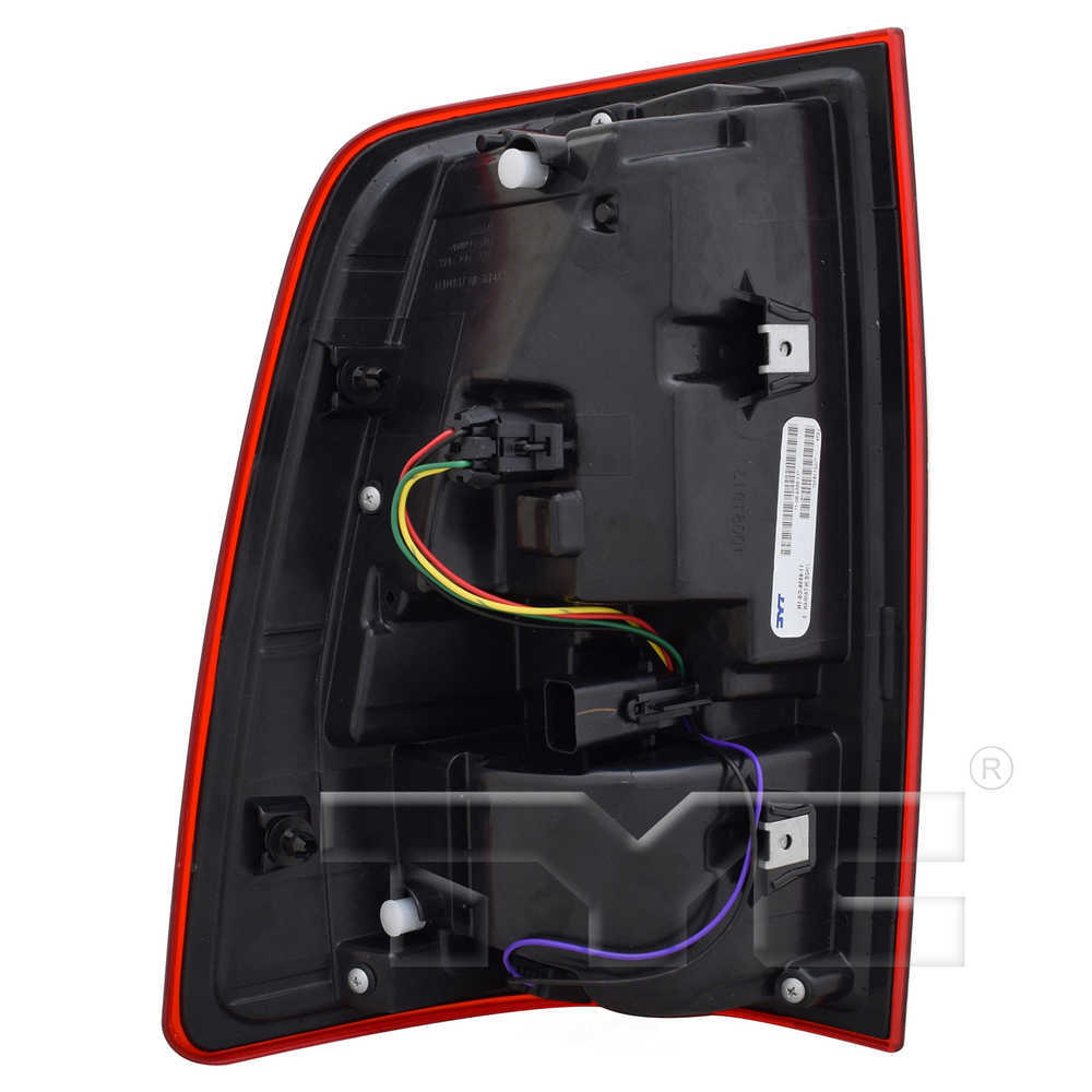 TYC 11-6555-90-9 CAPA Certified Tail Light Assembly, 19-22 CLASSIC 14-18 RAM HD LED BLK T.L RH
