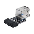 thumbnail image 1 of Adaptador de placa base USB 3.0 de 20 pines hembra a USB 3.0 doble tipo A hembra (B) Ndcxsfigh  Para estrenar, 1 of 2