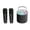 Black, variant on VANLOFE Wireless Bluetooth Speaker Support Microphone Perfect for singing Clear bass and treble 360° sound Protable Bluetooth Speaker 1500mAh White
