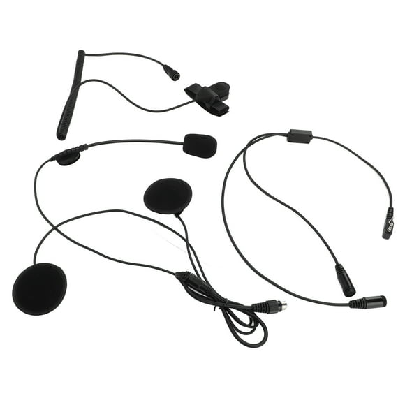 Motorcycle Earpiece Mic,Motorcycle Earpiece Mic 2 Walkie Talkie Earpiece Microphone Motorcycle Earpiece Microphone Top-Notch Performance