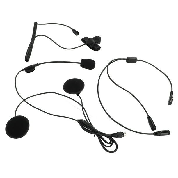 Bike Helmet Earpiece Microphone,Motorcycle Earpiece Mic 2 Motorcycle