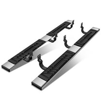 DNA Motoring 6.5" Side Step Nerf Bars Running Boards for 2004-2015 Nissan Titan Crew Cab