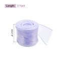 thumbnail image 2 of Uxcell 1 1/2" Wide Sparkly Sheer Wired Organza Ribbon Pastel Chiffon Ribbons 3 Yard Light Purple, 2 of 7