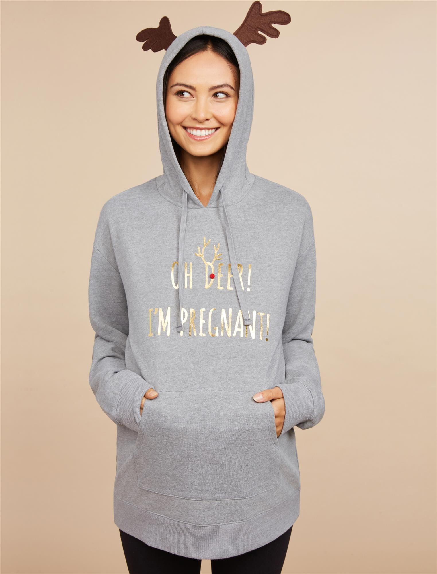 motherhood maternity christmas sweater