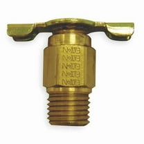 Eaton Aeroquip Drain Cock,3/8",Brass,MNPT 230