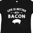 thumbnail image 4 of Inktastic Life's Better with Bacon Boys or Girls Toddler T-Shirt, 4 of 5