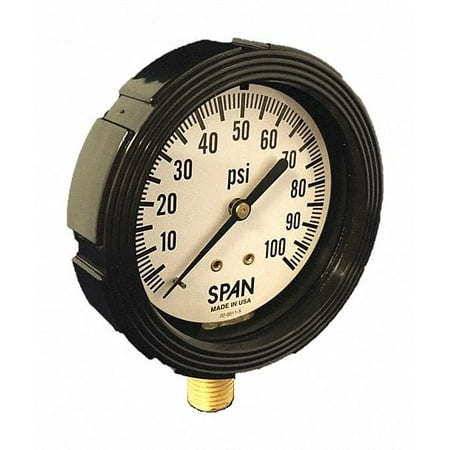 

Span Vacuum Gauge 2-1/2 Dial Size MNPT LFS-220-30VAC-G