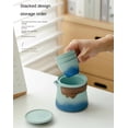 thumbnail image 3 of Chinese Ceramic Tea Set Portable Ceramics Quick Cup Kung Fu Tea Set Travel Tea Set Outdoor Camping Teapot, 3 of 9