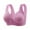 Purple, variant on Jsaierl Bras for Women Plus Size Support T-shirt Bras Seamless Comfortable Bralettes Shapewear Breathable Full Figure Bras Front Closure