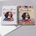 thumbnail image 4 of Freedom English Springer Spaniel on Independence Day 4th of July Spiral Bound Journal Springers Dog Lover Gifts 5x7in Spiral Notebook - 01005, 4 of 5