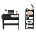 thumbnail image 6 of Knubmt Computer Desk Bookshlf Bookcase Storage Shelf for Home Office, Black, 6 of 6