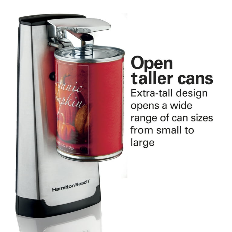 Hamilton Beach Electric Can Opener w/ Bottle Opener Included - Brand New