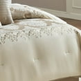 thumbnail image 4 of Riverbrook Home 9 pc Comforter Set, Queen, Ivory/Antique Gold, Hillcrest, Embroidered, Polyfill Filling, Adult, 4 of 7