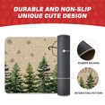 thumbnail image 2 of Sm:)e Trees Merry Christmas Floor Doormat 17x47 Inch Winter Decorative Rug Non-Slip Washable, 2 of 6