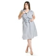 thumbnail image 1 of Vestido camisero a rayas Roman Fashion /Tallas Extras, 4141 (Azul marino) azul marino 36, 1 of 6