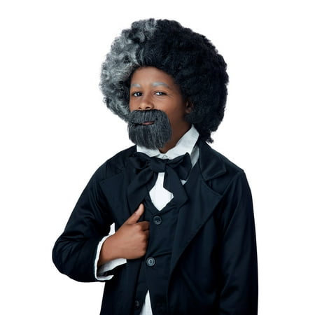 Child Frederick Douglass Wig and Goatee