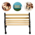 thumbnail image 2 of Banc de Jardin Miniature pour Maison de Poupée Petit Banc de Parc en Alliage Modèle Micro Résine Ornement pour Accessoires de Jardin Miniature et Déco de Maison de Poupée, 2 of 6