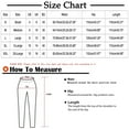 thumbnail image 3 of Women Clearance All 2024!LEBONYARD Plus Size Pants for Women,Women Casual Printing Pockets Elastic Mid-Waist Comfortable Wide-Legged Loose Pants Multicolor S, 3 of 5