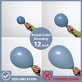 thumbnail image 3 of Kit de arco de globos PartyWoo de 140 piezas, azul grisáceo, 5-18 pulgadas, 3 of 7