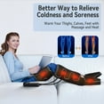 thumbnail image 4 of FIT KING Upgraded Full Leg Massager with Heat, Air Compression Massager Machine for Foot Calf & Thigh Muscle Relaxation and Recovery FSA/HSA Eligible, 4 of 8