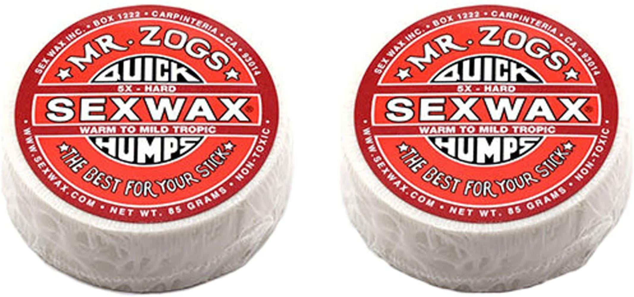 Red SexWax Quick Humps Mr Zogs Surfboard Wax 5X Hard 