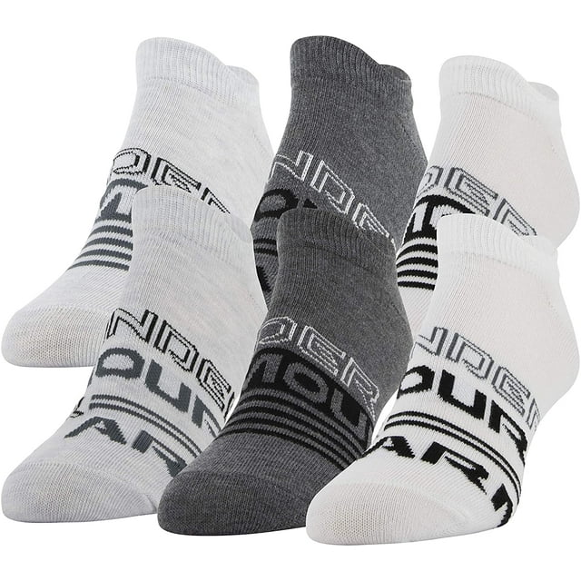 AmPm womens Essential 2.0 Lightweight No Show Socks, 6-pairs
