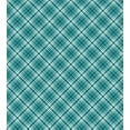 thumbnail image 3 of Ambesonne Tartan Duvet Cover Sets, Blue Retro Checkered Pattern, 2-Twin, Teal and White, 3 of 3