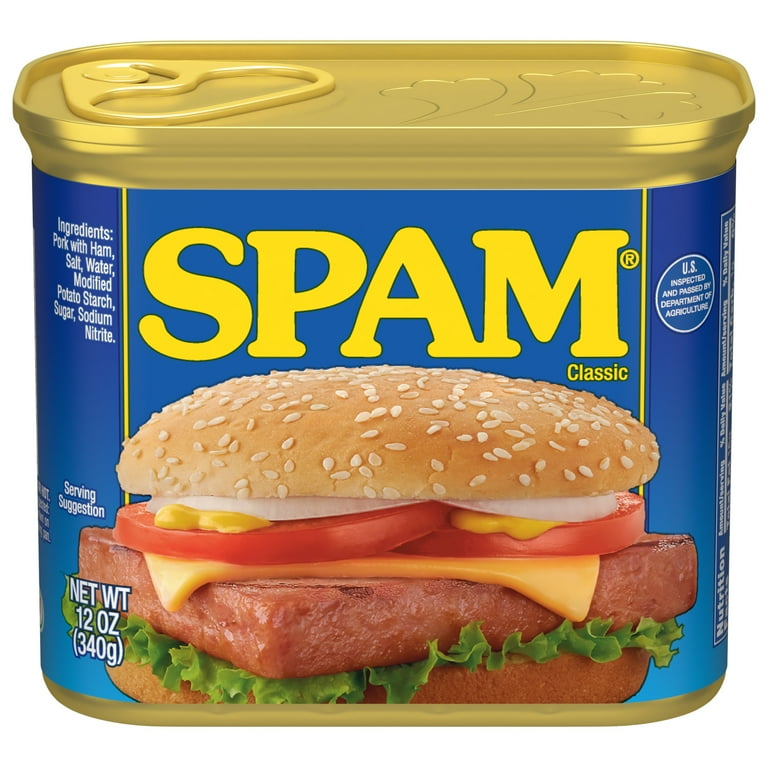 SPAM Classic, 7 g of protein, 12 oz Can (12-Pack) - Walmart.com