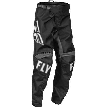 Fly Racing F-16 Youth Pants (26, Black/White)