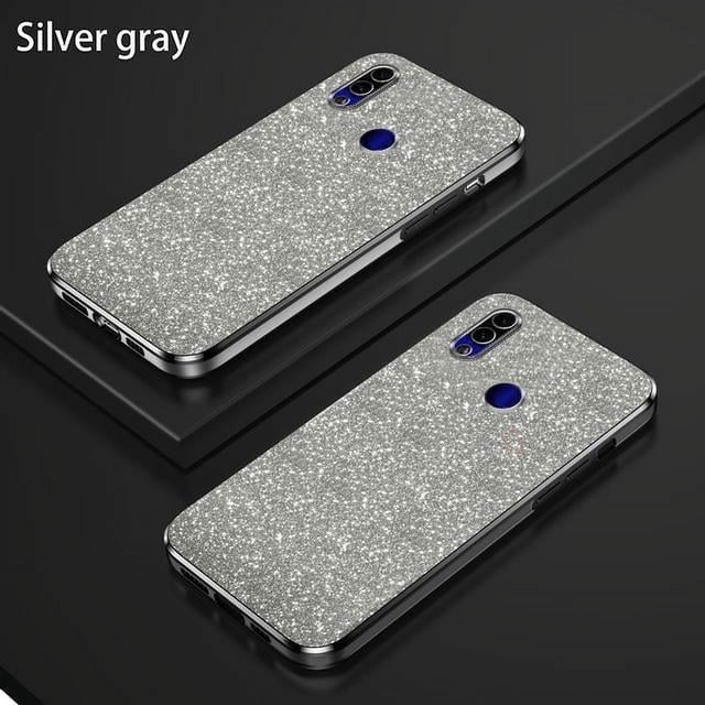 Note7 7pro Étui de Luxe Pailleté Dégradé pour Xiaomi Redmi Note 7 Pro Femmes Silicone Souple Protection Caméra Coque Arrière Funda