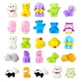 Pen+Gear Eraser Pals, Animalstheme, Multicolor, 25 Count Erasers