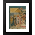 thumbnail image 2 of Workshop of Pedro García de Benabarre 14x18 Black Modern Framed Museum Art Print Titled - Nativity (circa 1475), 2 of 5