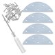 thumbnail image 1 of BESTYASH 1Jgo Protector De Talón De Hierro Para Con Antideslizantes Y Parche Anti Desgaste Plateado, 1 of 6