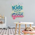 thumbnail image 2 of Kids Teach Us See The Good Empathetic Genuine Kindhearted Inspiring Quote Wall Art Sticker Designs Vinyl Stickers For Home House Walls Rooms Windows Bedroom Decoration Size (20x20 inch), 2 of 3