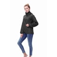 thumbnail image 7 of Women's Waterproof Hooded Rain Jacket Windbreaker Lightweight Packable Wind Coat Jogging Jacket, 7 of 7