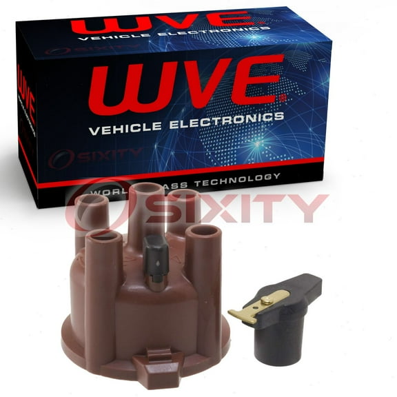 Wells WVE Distributor Cap & Rotor Kit compatible with Toyota Celica Corolla Corona Pickup Starlet 1.2L 1.3L 1.6L 2.2L L4 1976-1984