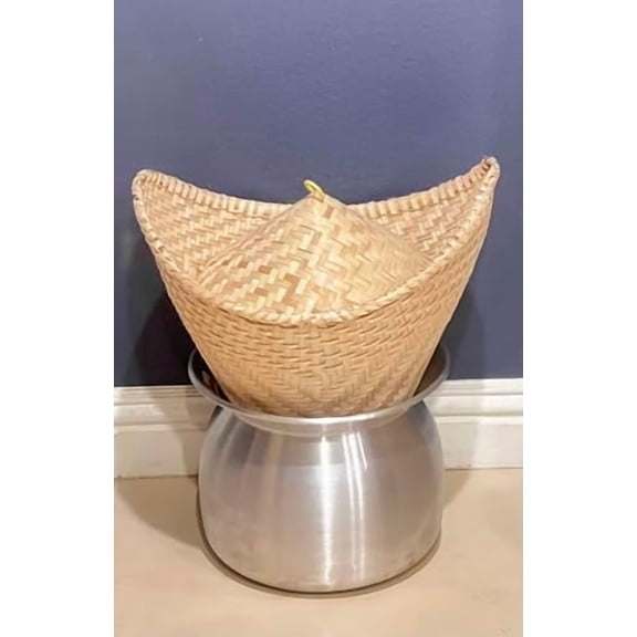 Set of Sticky Rice Steamer Pot and Basket Cook Kitchen Cookware Tool$$Home Decor, Kitchen, & Other