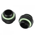 thumbnail image 3 of XingJian LLC Water Cooling Dual External Thread Hose Adapter Compression Fitting (2 Pieces), 3 of 9