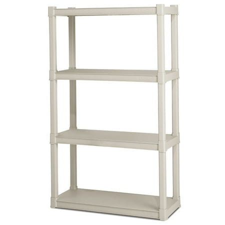 - Sterilite 57'' H 4 Shelf Shelving Unit Starter