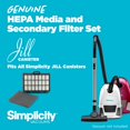 thumbnail image 5 of Simplicity Vacuums Juego De Filtros Sf-I4.3 Genuinos Con Medios Hepa Para Aspiradora Jill Canister Solo Filtro De Repuesto Jill, 5 of 5