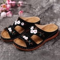 thumbnail image 4 of Minnieouse Sandalias de goma para mujer, 2 uds., perfectas para lugares de entretenimiento de verano, pantuflas para mujer, talla 5, pantuflas Calzado negro38, 4 of 6