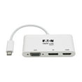 thumbnail image 3 of Tripp Lite U444-06N-HVDPW USB-C Multiport Adapter HDMI/DisplayPort/VGA, White, 3 of 7