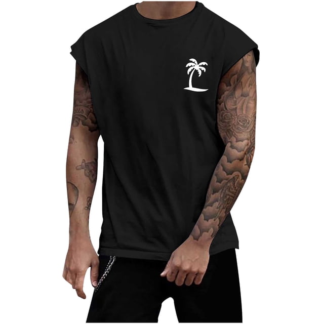 Playeras Lisas Para Hombre Camisa De Playa Con Estampado De Manga Corta Para Hombre