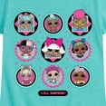 thumbnail image 3 of LOL Surprise! Dolls - All Dolls Together - Toddler & Youth Girls Short Sleeve Graphic T-Shirt, 3 of 5