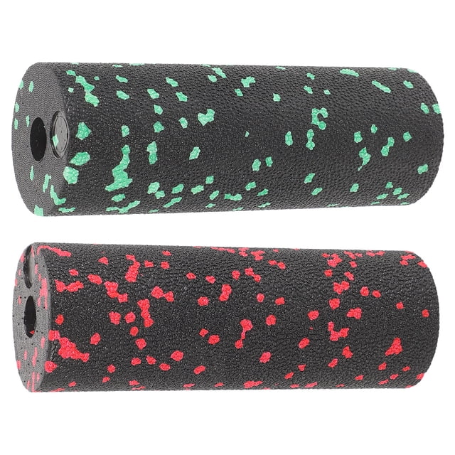 LIFKOME 2 Pcs Rouleau de Yoga de Voyage Rouge Amélioration de la Flexibilité Activités Extérieures Légères