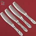 thumbnail image 3 of Long Handled  999 Sterling Silver Comb Gift for Mother's Day, Handmade Snowflake Silver Comb, 3 of 7