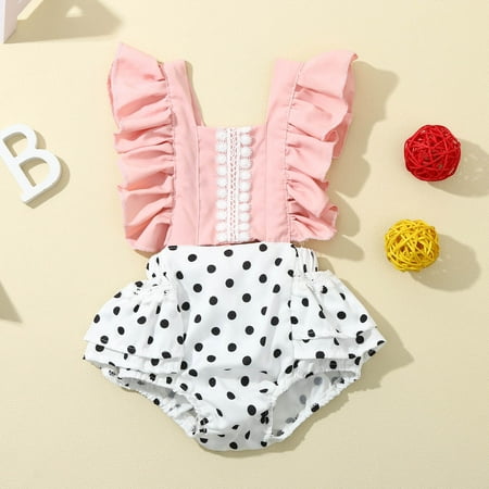 

Aayomet Baby Bodysuit Winter Baby Winter Romper Baby Girl Clothes Romper Cotton Outfit for Girls Cute Girl Jumpsuits Clothes Pink 6-12 Months